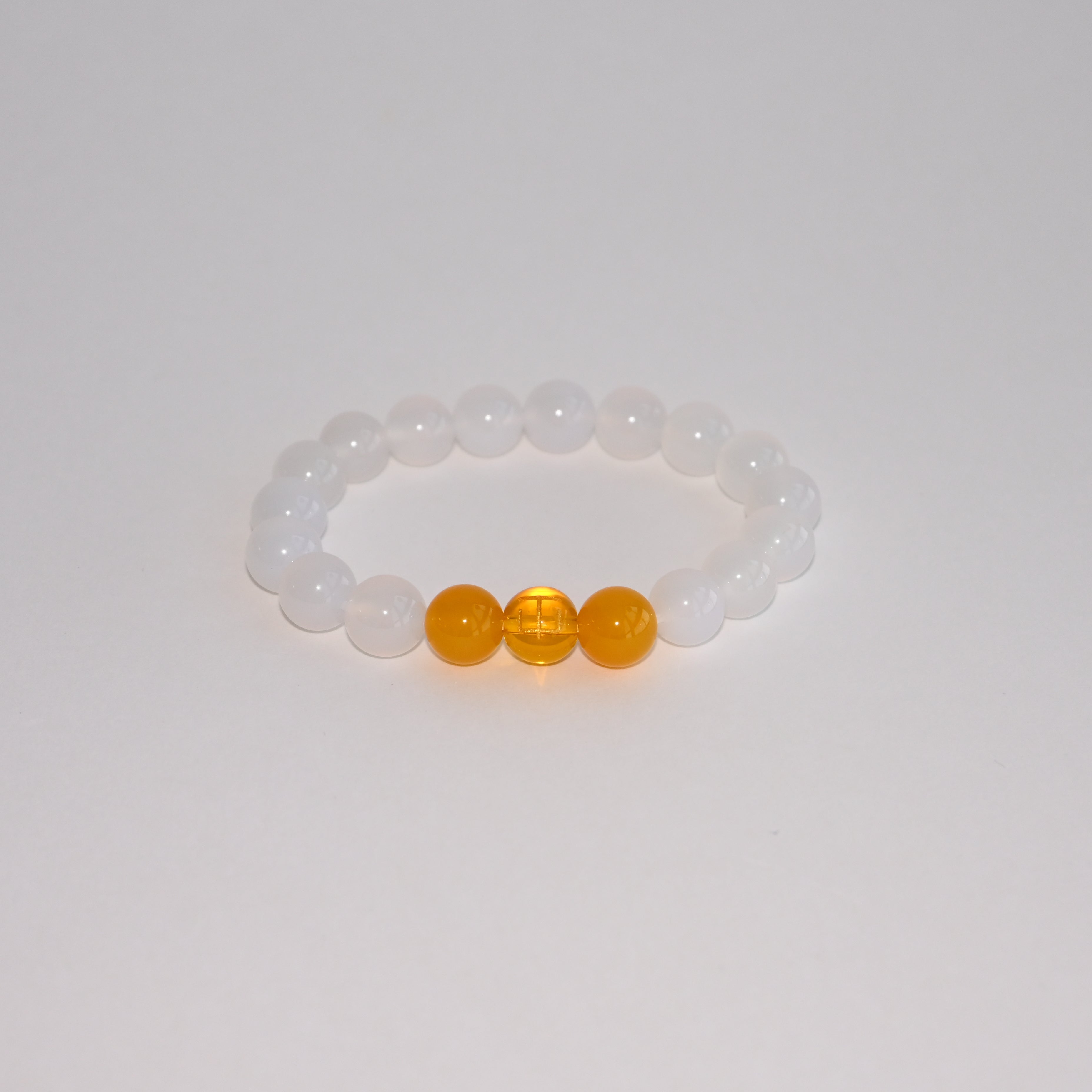 Peace - White Agate Bracelet